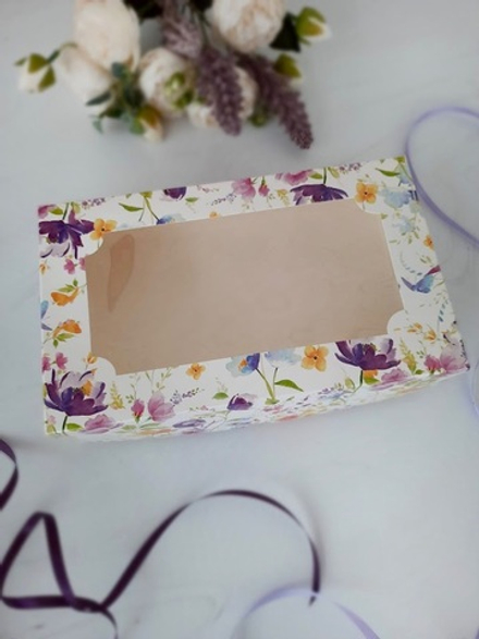 Коробка "Полевые цветы" 25/15/7см