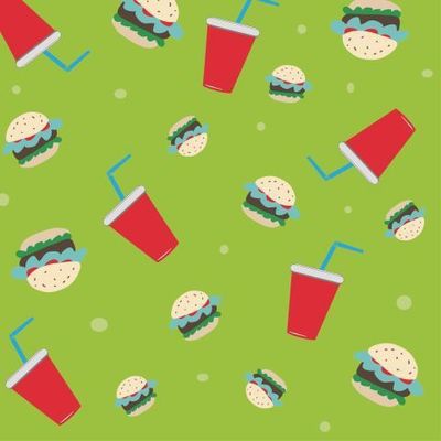 гамбургер и кола