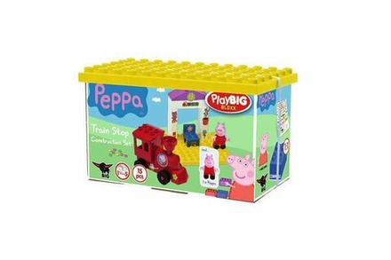 PlayBIG Bloxx Bricks/ «Свинка Пеппа»/ Железнодорожная станция/ 15 элементов