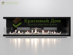 Угловой биокамин 1400