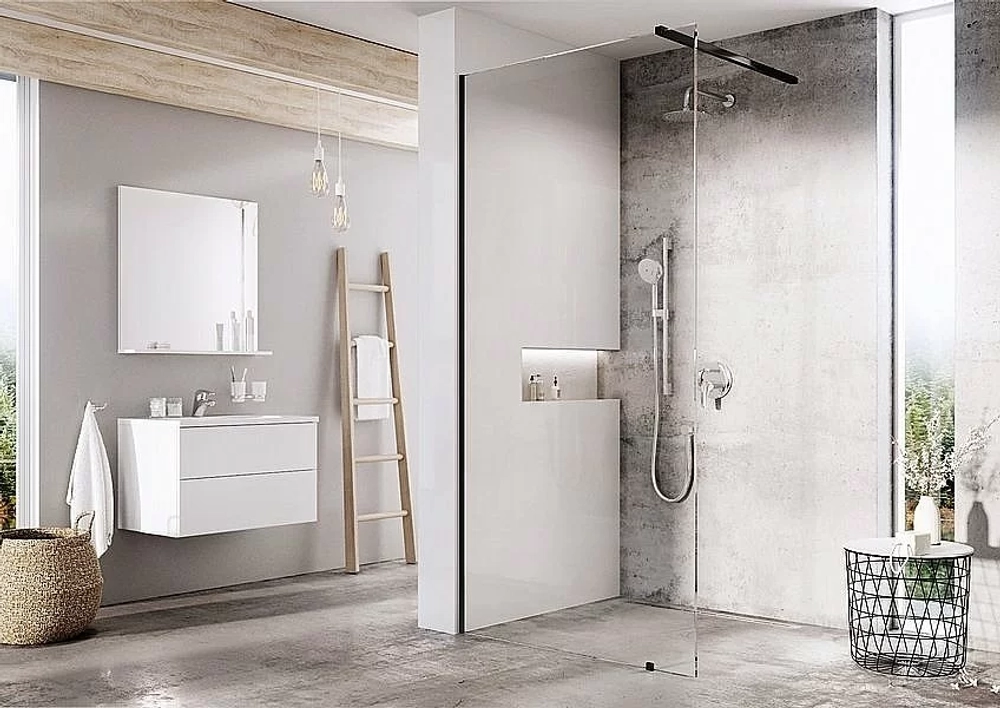 Душевое ограждение Ravak WALK-IN WALL ST 160/W SET-800 Wall стекло прозрачное/профиль черный