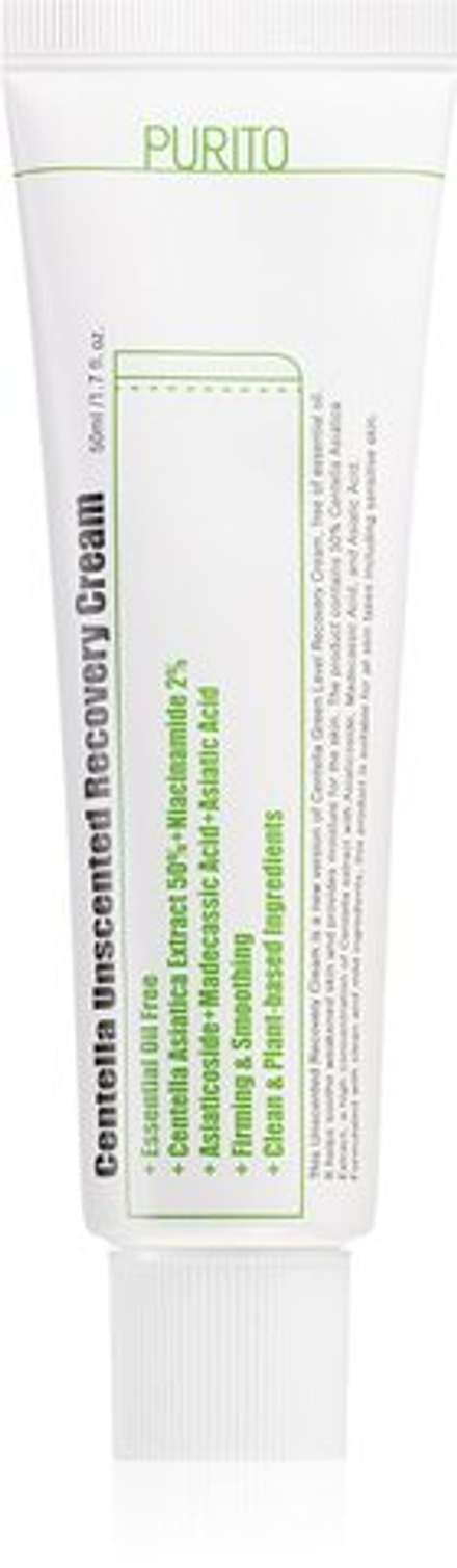 Purito Centella Unscented - регенерирующий крем для успокоения /   50  ml  / GTIN 8809563100408