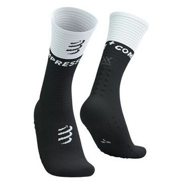 Теннисные носки Compressport Mid Compression v2.0 1P - black/white