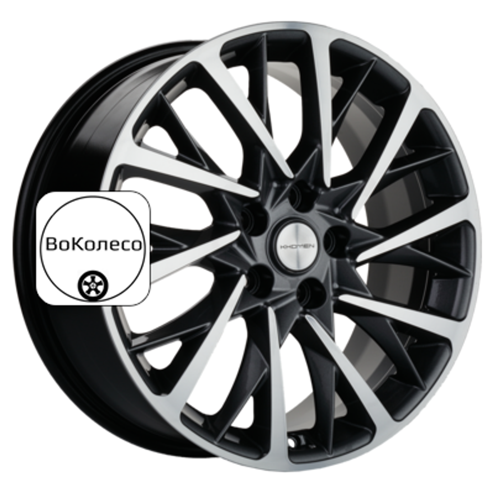 7,5x18/5x108 ET40 D60,1 KHW1804 (Chery Tiggo) Gray-FP Khomen Wheels