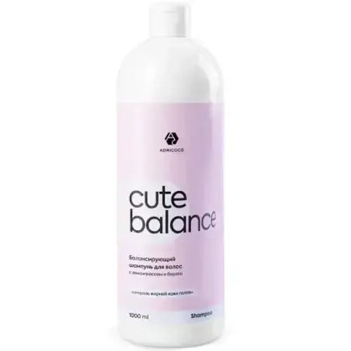 Балансирующий шампунь для волос с лемонграссом и бораго