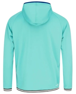 Куртка теннисная Head Topspin Hoodie - turquoise/print vision