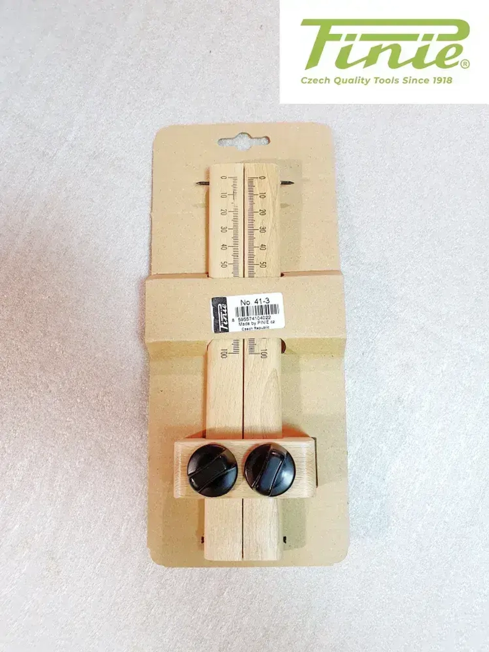 Рейсмус PINIE 41-3 деревянный с двумя фиксаторами 210х65х75мм