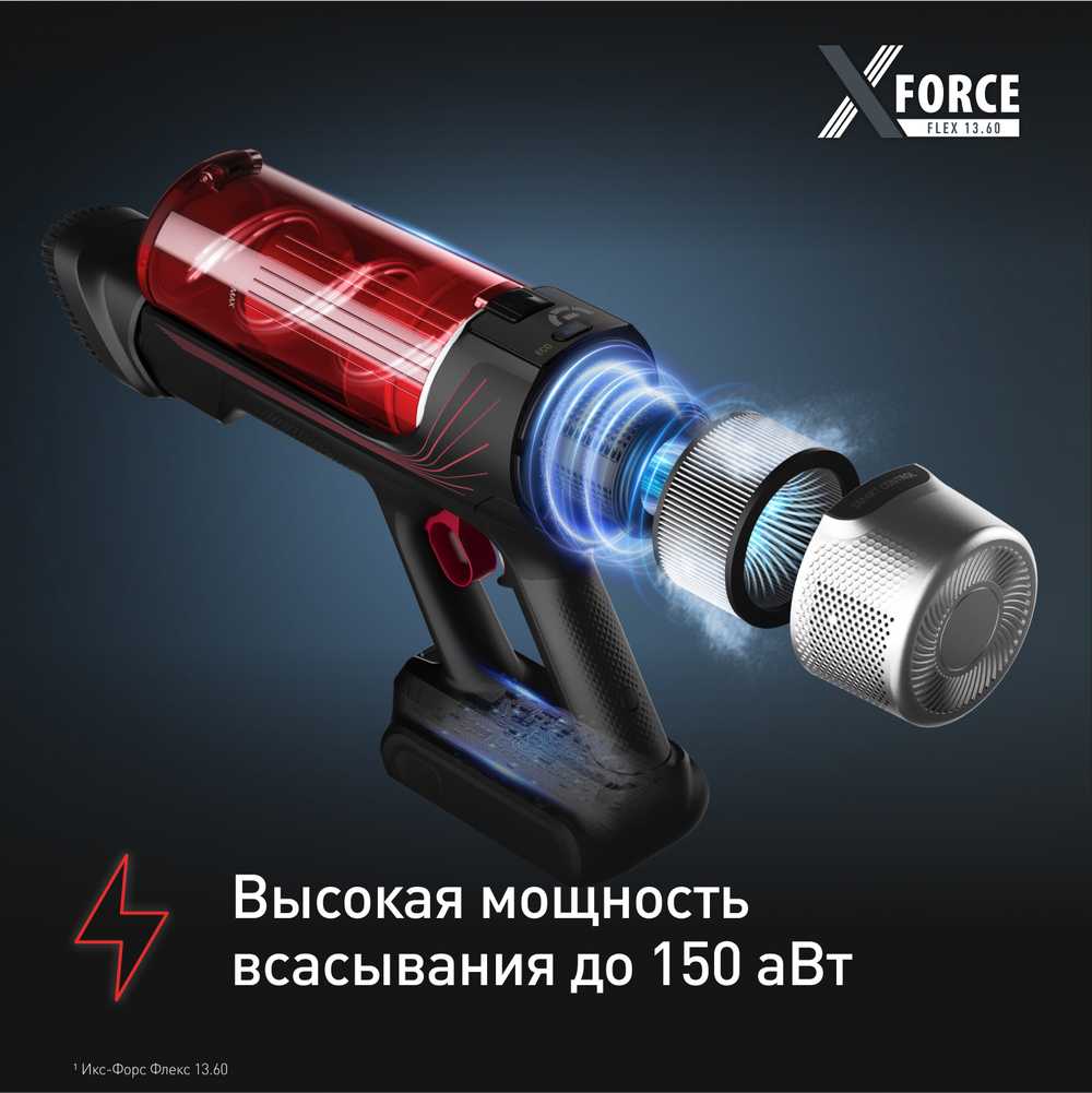 Беспроводной пылесос Tefal X-Force Flex 13.60 Anima TY9A73WO