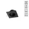 371002 WIR NT25 000 черный Светильник встраиваемый IP20 GU10 50W 220-240V MORUS