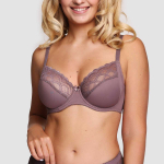 Лёгкий бюстгальтер с мягкой чашкой на каркасах (Размер: 105D) (Цвет: синий)