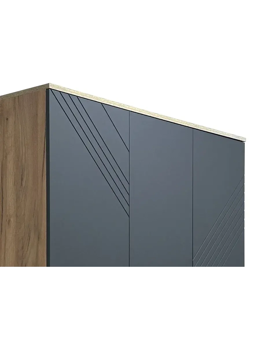 Шкаф для одежды распашной Графит 120х46х210 см