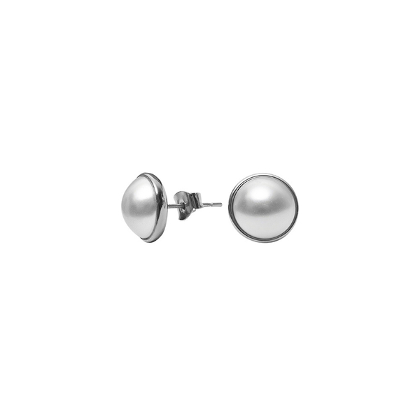 Серьги-пусеты Fiore Luna Pearl A2005PE-E02.1 BW/S