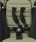 Коляска Stokke YOYO3 Newborn Pack рама белая White 2 в 1 Olive