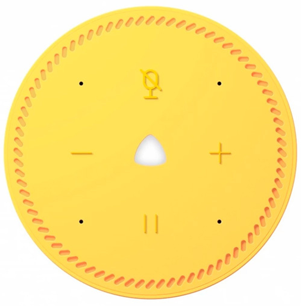Умная колонка Yandex Станция Лайт Алиса желтый 5W 1.0 BT 10м (YNDX-00025Y)