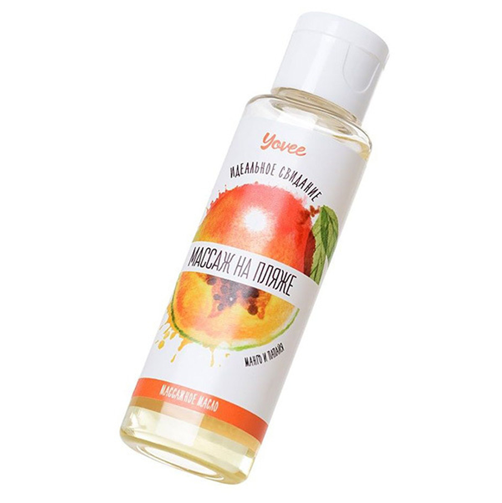 Масло для массажа с ароматом манго и папайи ToyFa Yovee Массаж на пляже