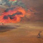 Винтажная картина «Натюрморт с маками»