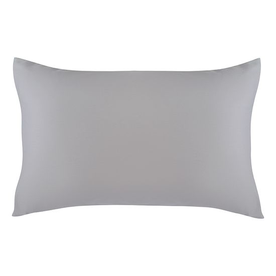 Комплект постельного белья из премиального сатина серого цвета из коллекции essential, 150х200 см