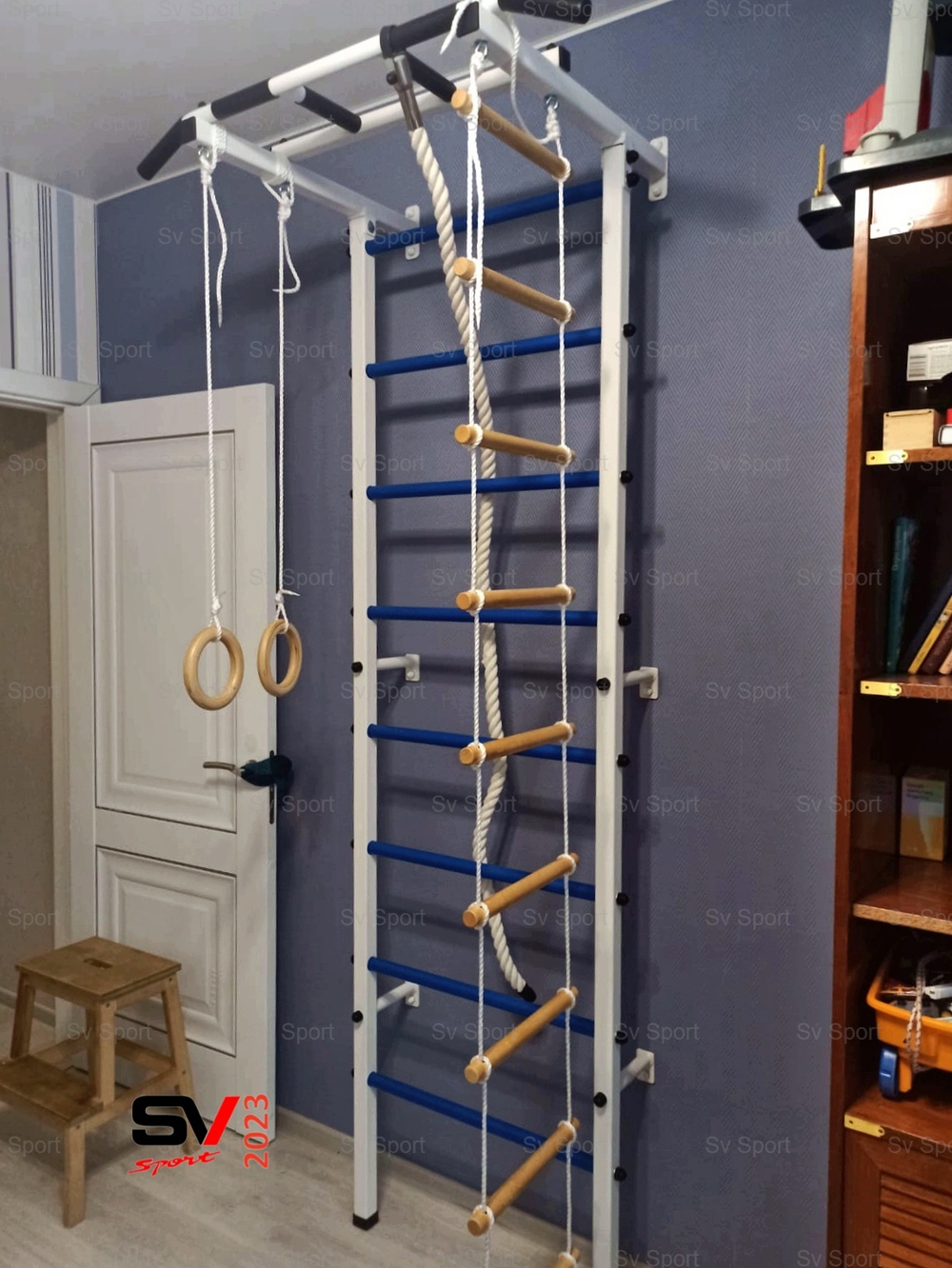 Монтаж шведской стенки Sv Sport в пеноблочные, газоблочные стены