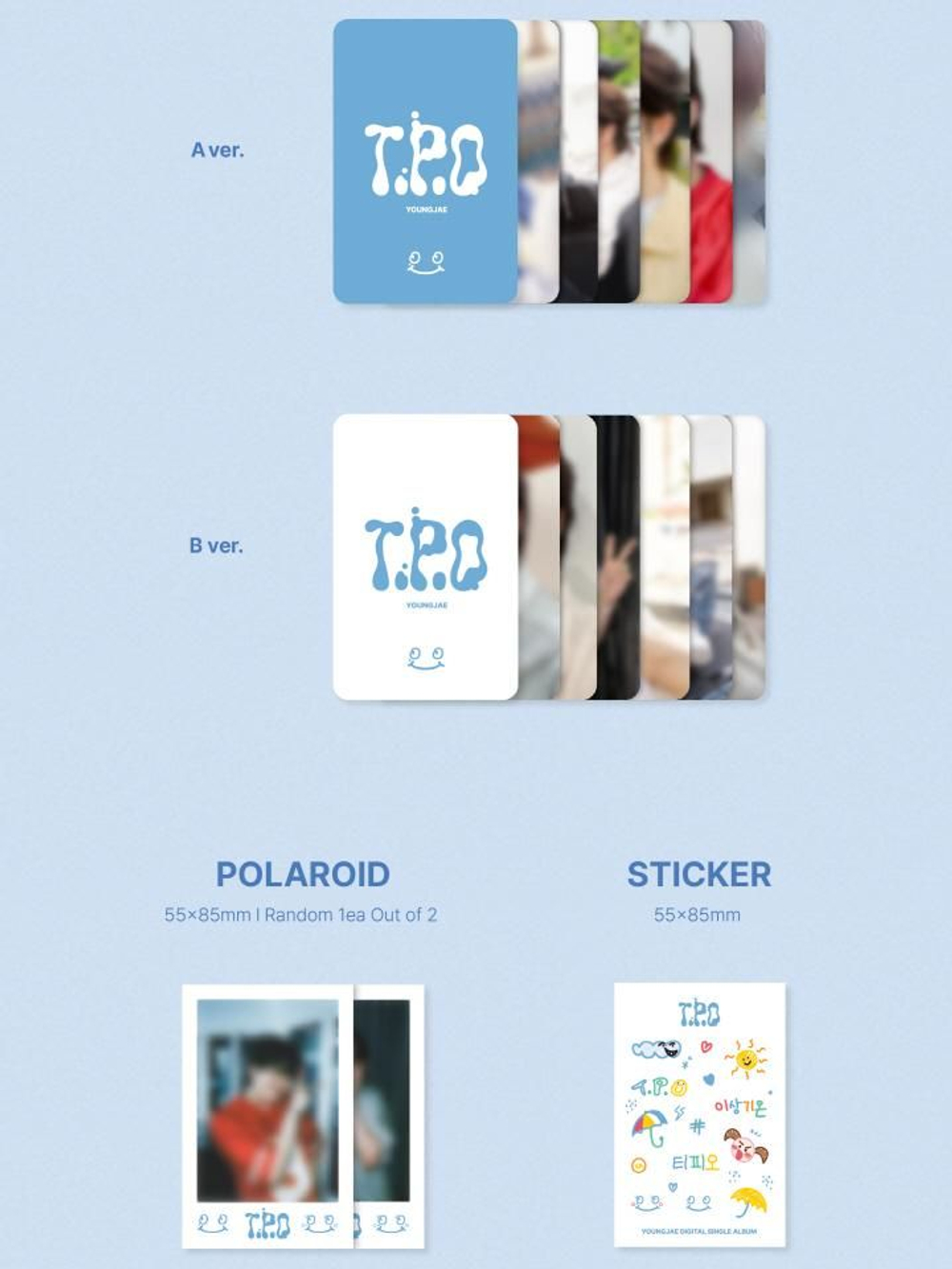 Альбом YOUNGJAE - T.P.O Digital Single Album PLVE ALBUM 2 Version SET