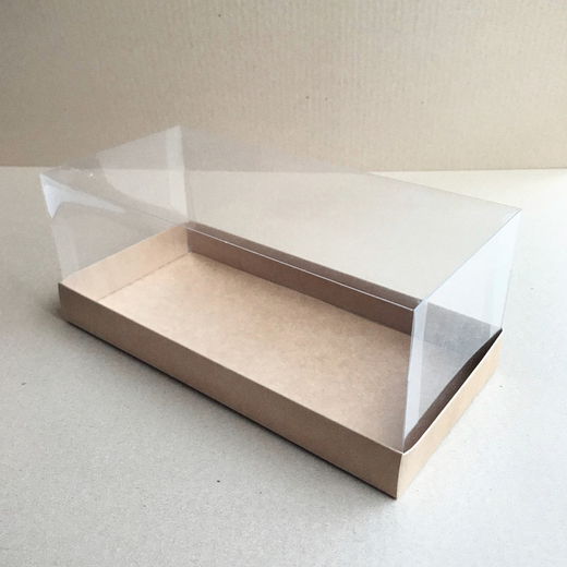 Коробка для рулета 255 х 120 х 105 мм, бурая