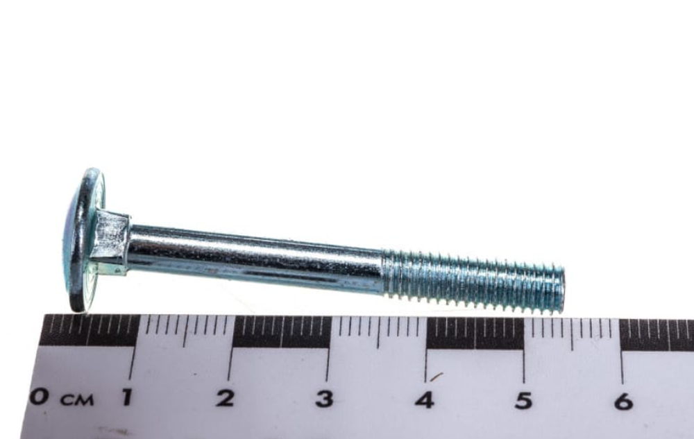 БОЛТ МЕБЕЛЬНЫЙ ELEMENT DIN603 ОЦИНК 6Х50 40ШТ 102720