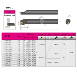 SNL0010K11 Резец резьбовой левый