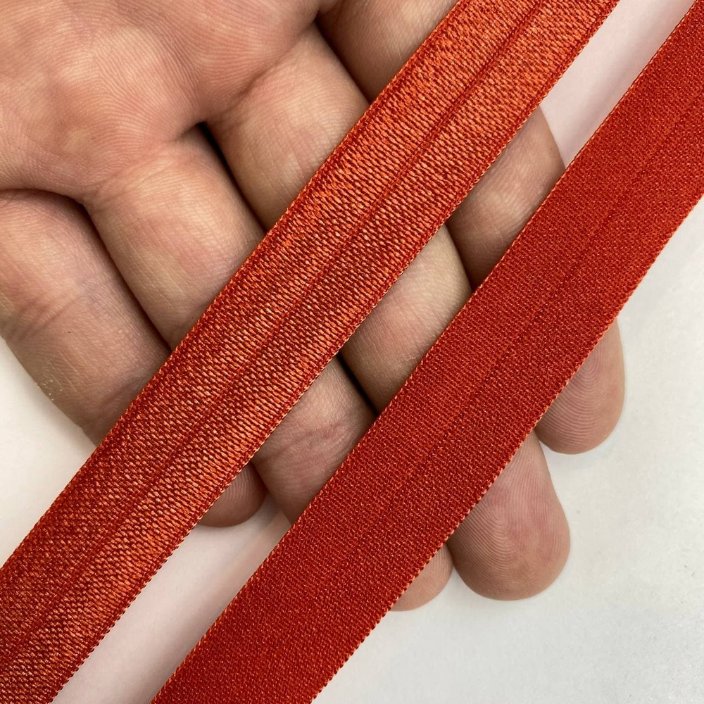 Бейка блестящая терракот 15 мм