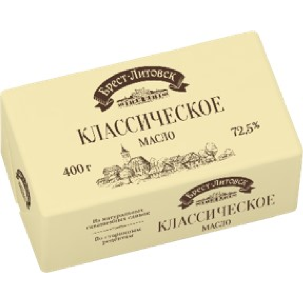 Масло сладкосливочное Брест-Литовск 72,5% 360 гр