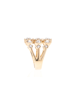 "Теона" кольцо в золотом покрытии из коллекции "Teona" от Jenavi