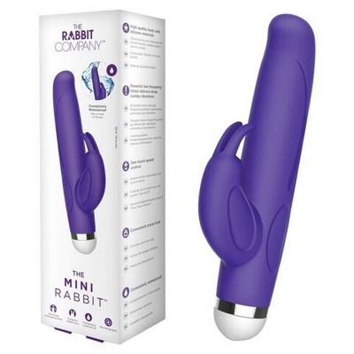 Фиолетовый вибратор-кролик The Mini Rabbit - 13,9 см. (Цвет: фиолетовый)