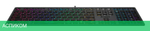 Клавиатура A4Tech Fstyler серый/неоновая подсветка (FX60H GREY/NEON)