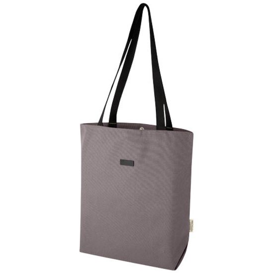 Универсальная эко-сумка Joey из холста, переработанного по стандарту GRS, объемом 14 л