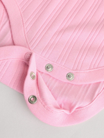 Боди с длинным рукавом для малышей Next E19-738, 5 шт., Розовый, Бежевый