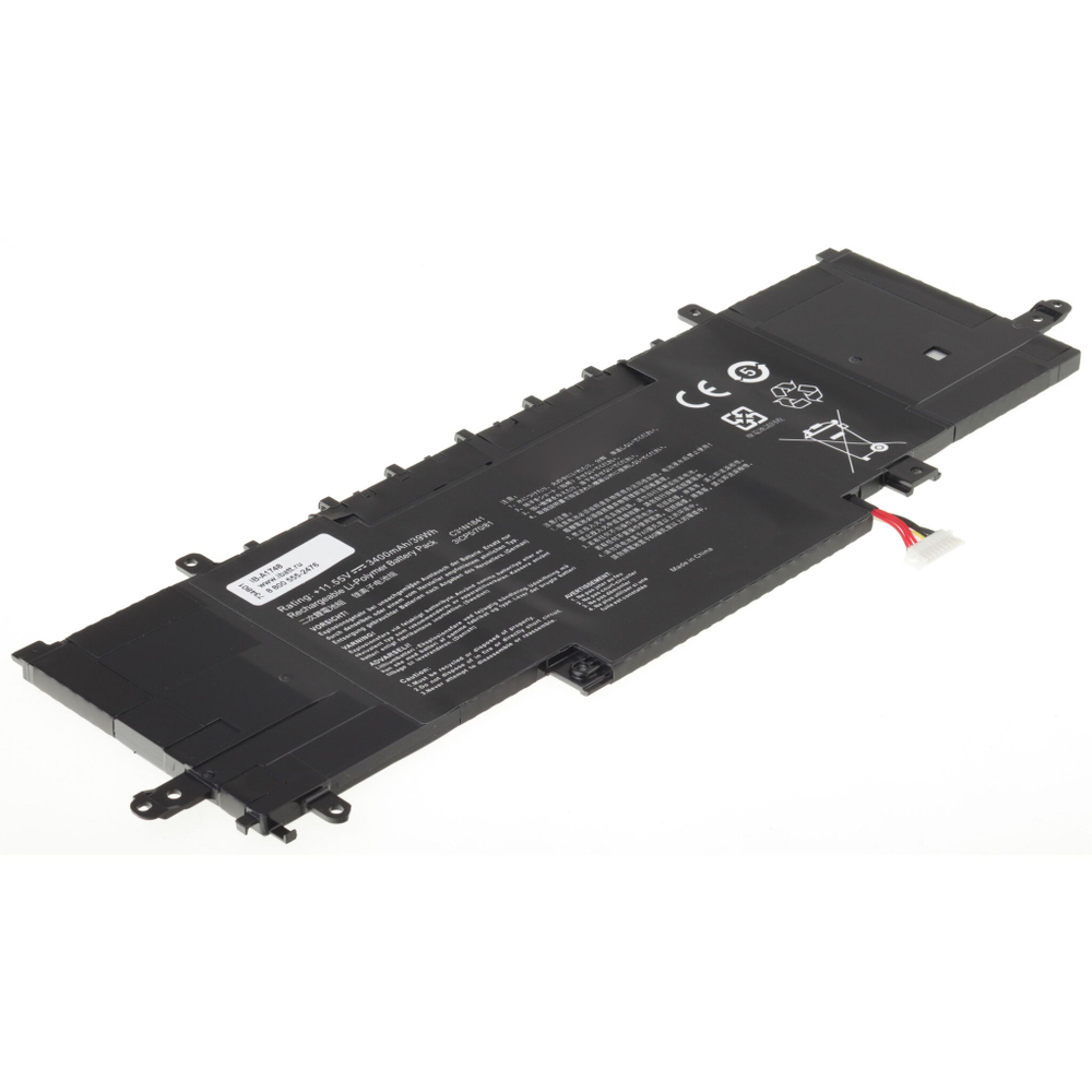 Аккумулятор iBatt 3400mAh для ноутбука Asus ZenBook UX434 (C31N1841)