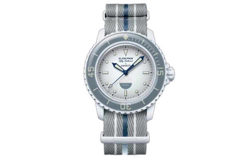 SWATCH Men 42.3mm Beige Watch SO35S100