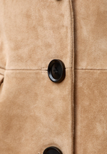 Тренч из натуральной замши