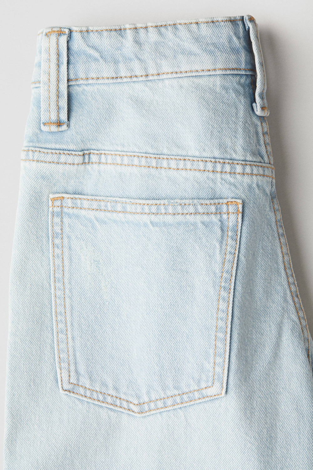 H&M Джинсы Baggy Fit, голубой