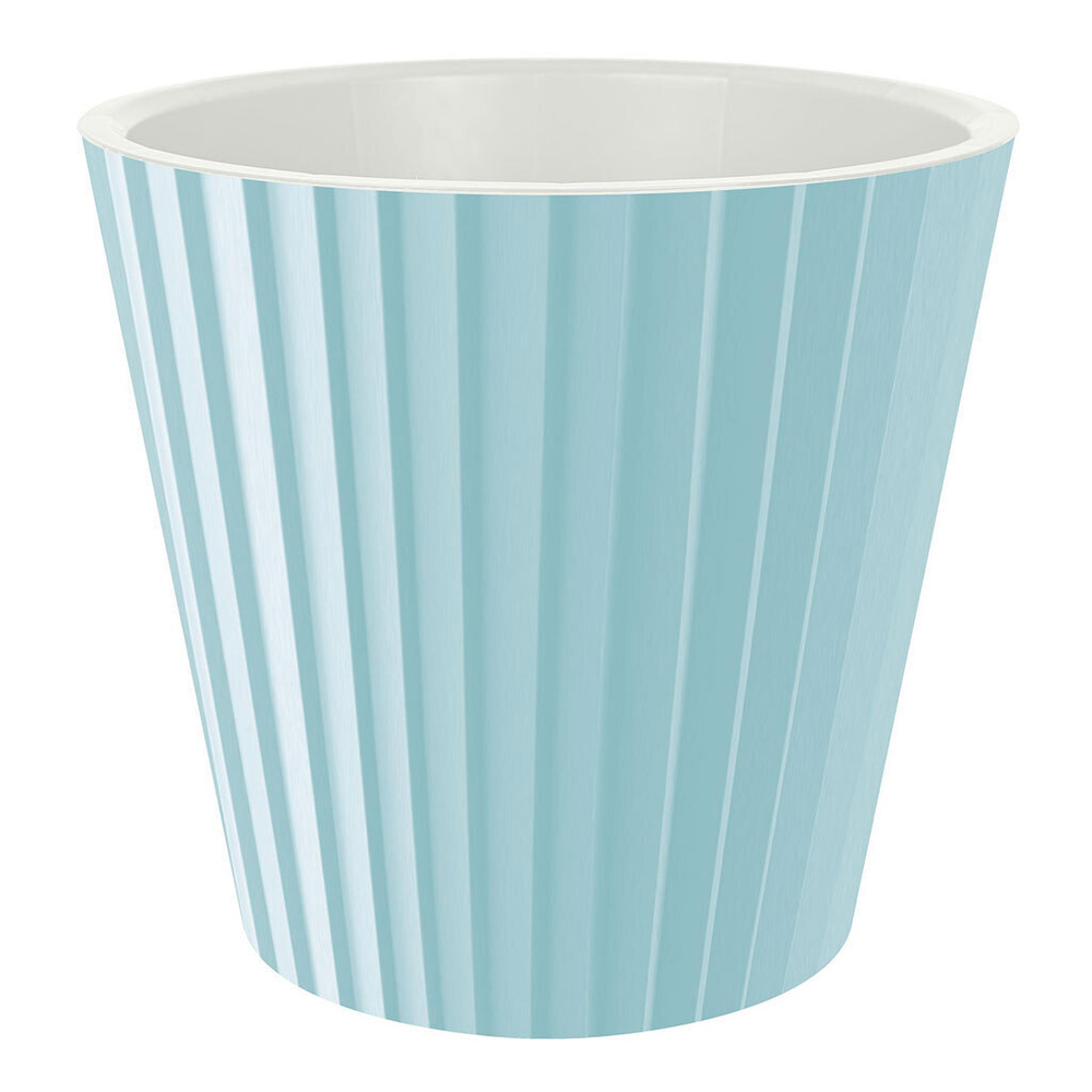 ГОРШОК ДЛЯ ЦВЕТОВ INGREEN SAND D320ММ, 15,8Л НА КОЛЕСИКАХ НЕБЕСНЫЙ