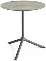 Стол ламинированный обеденный складной Scab Design Tripe Maxi Folding, антрацит, состаренный серый дуб