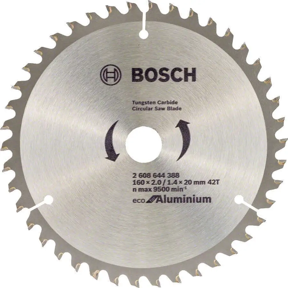 Пильный диск Eco for Aluminium, 160х20х2 мм, Z42 BOSCH 2608644388