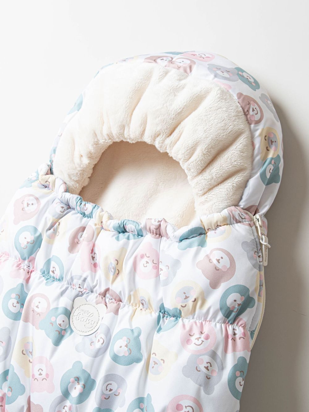 Кокон зимний для новорожденных "Мишки" 0+