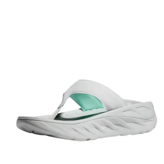 Hoka One One Ora Recovery Flip 'White Green'