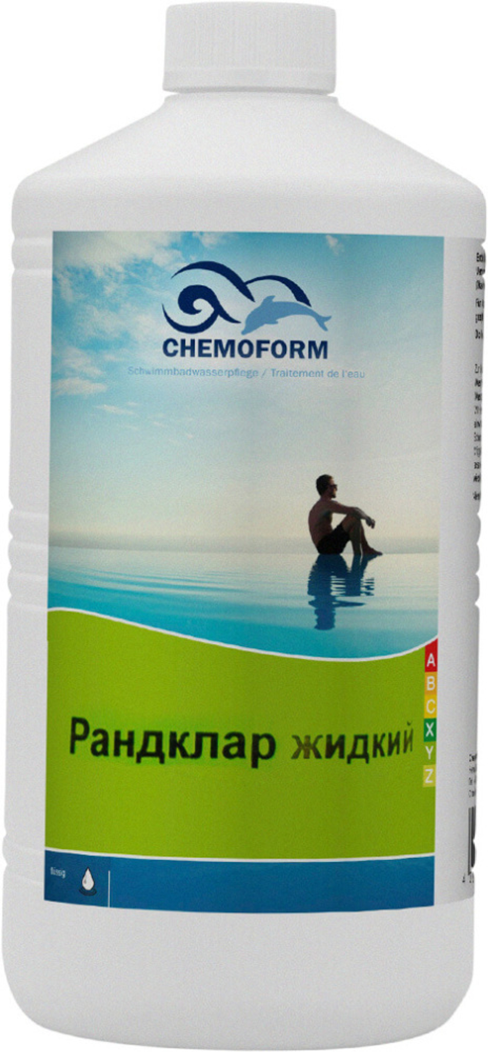 Рандклар жидкий, 1 л, средство для чистки стенок бассейна и ватерлинии, Chemoform
