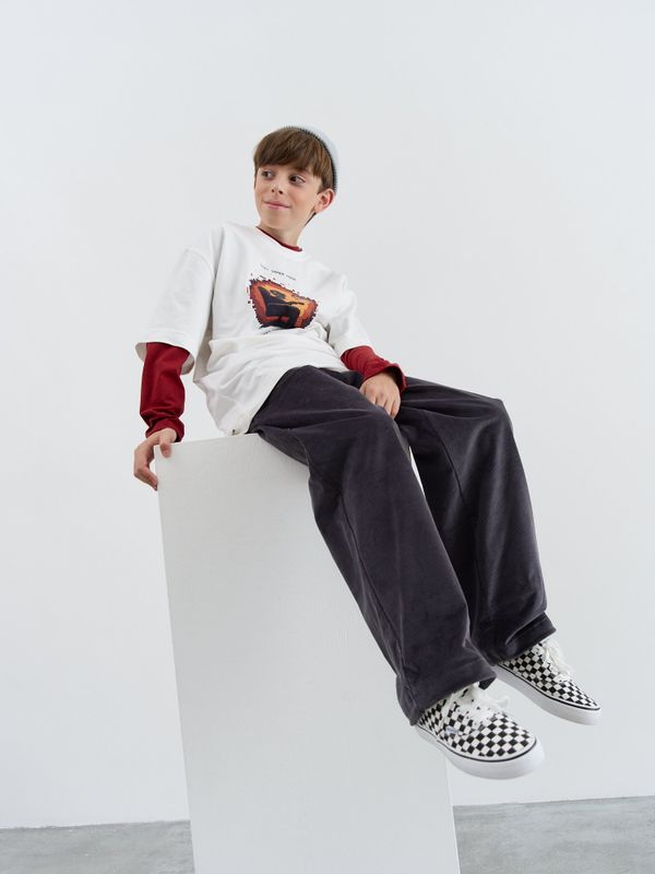 Джоггеры вельветовые 