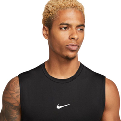 Термобелье Nike Pro Dri-Fit Tight Sleeveless Fitness Top - black/white - Black