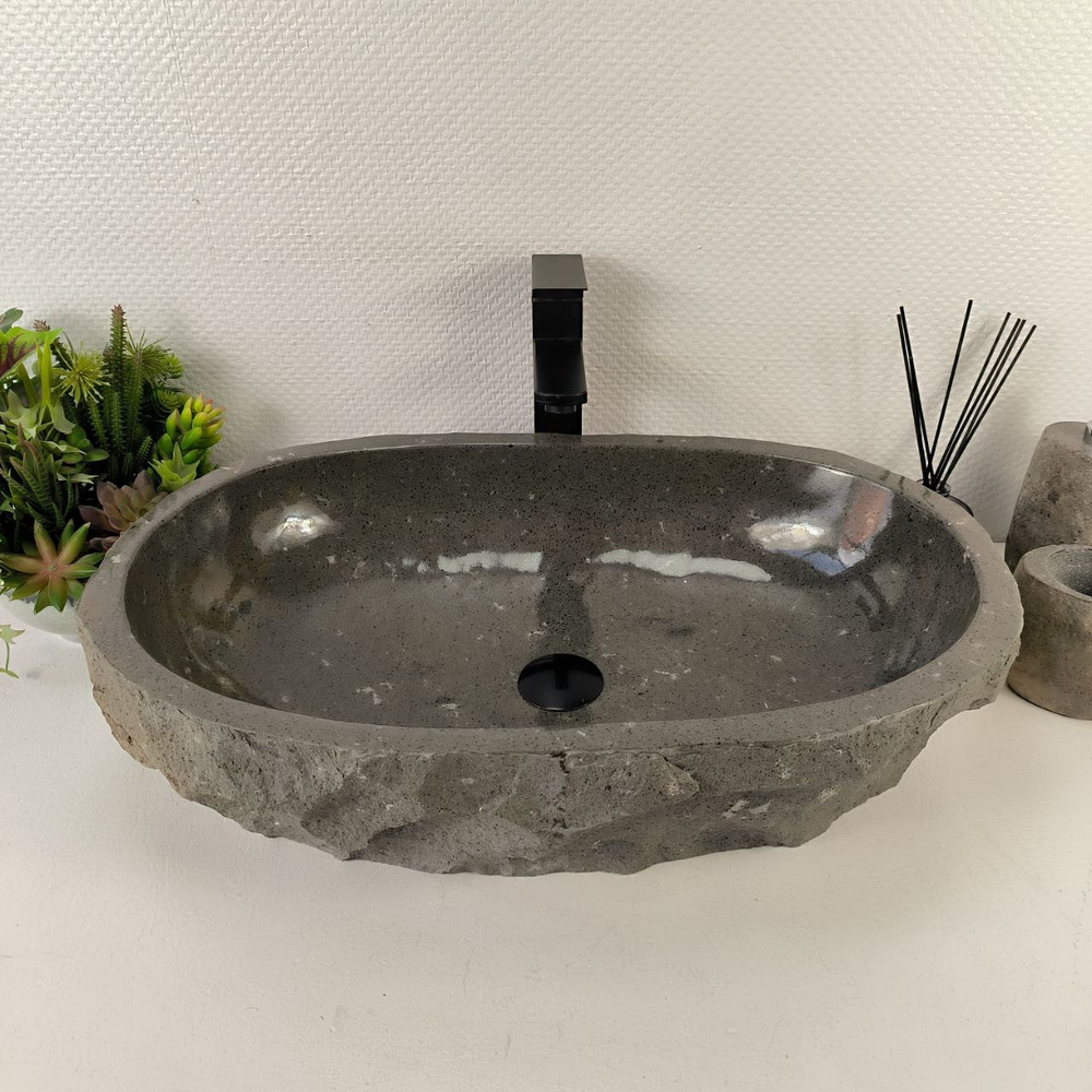 Раковина из андезита Erozy Grey EA-65530 64*41*15 0040