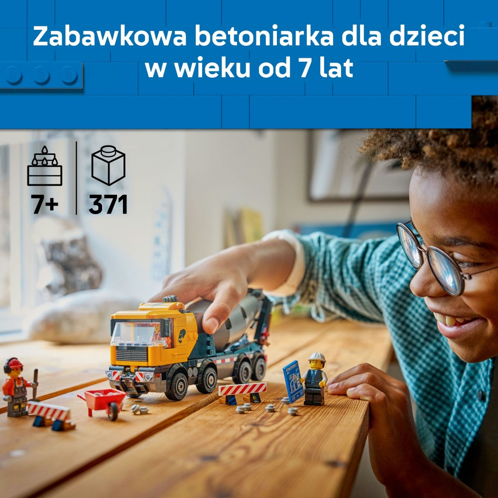 Конструктор LEGO City 1834 60478 Бетономешалка — фото 7