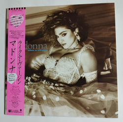 Винтажная виниловая пластинка LP Madonna Like A Virgin (Japan 1984) (Obi)