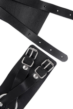 Оковы на ноги Pecado 2214 – натуральная кожа, перекрёстные ремешки