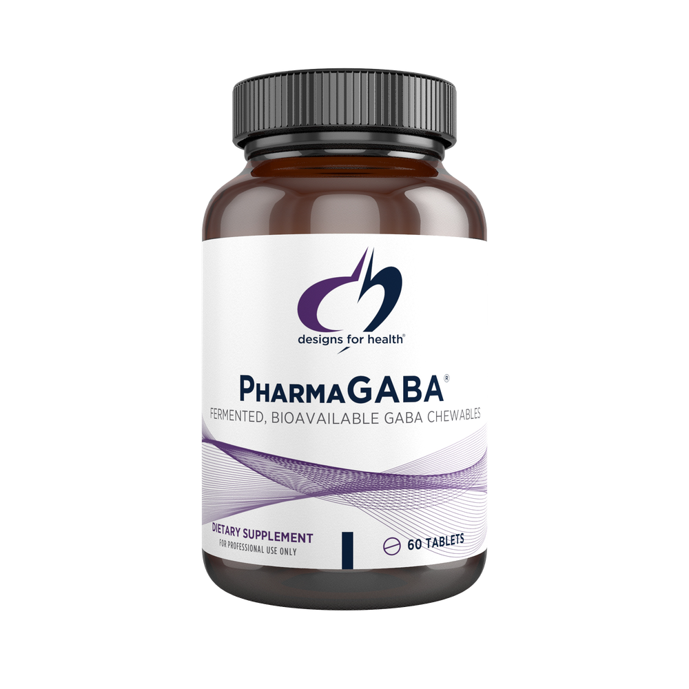 Designs For Health - PGAB60 - PharmaGABA 60 tablets
